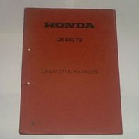 Honda - Buch - CB 550 F2 - Four - Ersatzteil - Katalog - Parts - List - Handbuch