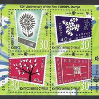 Zypern 2006 Block 25 Europa CEPT 50 Jahre Europa Briefmarken * * mit Nummerierung2