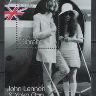 Gibraltar Block 37 John Lennon & Yoko Ono Hochzeit Marriage Gibraltar Flughafen * * 2