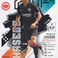 Eintracht Frankfurt Topps Match Attax Trading Card 2021 Makoto Hasebe Nr.133
