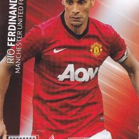 Manchester United Panini Trading Card Champions League 2012 Rio Ferdinand