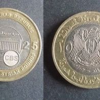 Münze Syrien; 25 Pound 2003