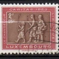 Luxemburg gestempelt Caritas 1953 Michel 520