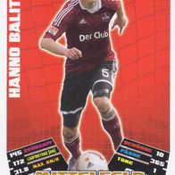 1. FC Nürnberg Topps Match Attax Trading Card 2012 Hanno Balitsch Nr.261