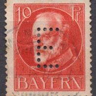 Bayern Dienstmarke gestempelt Michel 14