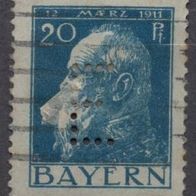 Bayern Dienstmarke gestempelt Michel 9