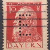 Bayern Dienstmarke gestempelt Michel 8