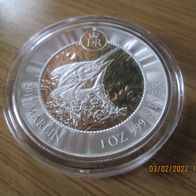 Cayman Islands Marlin 2017, 1 oz 999 Silber, 1 Dollar, Originalkapsel