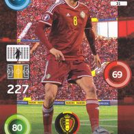 Panini Trading Card EM 2016 Marouane Fellaini Nr.31 Belgien