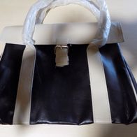 Damen-Handtasche, schwarz/ weiß