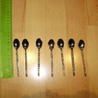 Teelöffel NEU 7 Stück versilbert