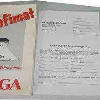 Profimat Assembler, professionelles Entwicklungspaket Amiga, Data Becker