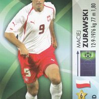 Panini Trading Card zur Fussball WM 2006 Maciej Zurawski Nr.137/150 aus Polen