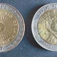 Münze Argentinien: 1 Peso 2007