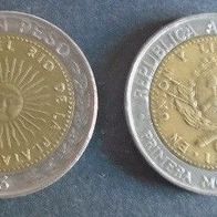 Münze Argentinien: 1 Peso 1996