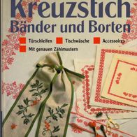 Kreuzstich Bänder und Borten von Irmgard Gierl im Augustus Verlag 1994 - nw