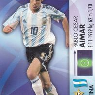 Panini Trading Card Fussball WM 2006 Pablo Cesar Aimar Nr.58/150 Argentinien