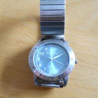 Uhr-13 Armbanduhr, Herrenuhr, Damenuhr, mit Zugarmband, Flexo Band, SeniorenUhr 