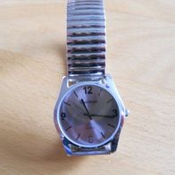 Uhr-23 Armbanduhr, Herrenuhr, Damenuhr, mit Zugarmband, Flexo Band, SeniorenUhr 