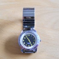 Uhr-29 Armbanduhr, Herrenuhr, Damenuhr, mit Zugarmband, Flexo Band, SeniorenUhr 