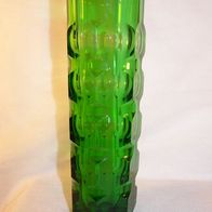 Carl Meltzer & Co. - Haida / Böhmen grüne, massive Art Deco Vase