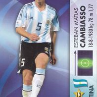 Panini Trading Card Fussball WM 2006 Esteban Matias Cambiasso Nr.57/150 Argentinien