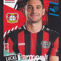 Bayer Leverkusen Topps Sammelbild 2021 Lucas Alario Bildnummer 317