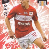 Spartak Moskau Panini Trading Card Champions League 2010 Alex Nr.318