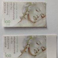 2x Marilyn Monroe 0,51€ postfrische Briefmarken