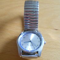 Uhr-39 Armbanduhr, Herrenuhr, Damenuhr, mit Zugarmband, Flexo Band, Senioren