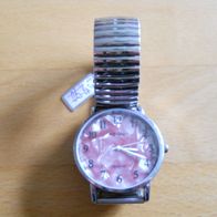 Uhr-40 Armbanduhr, Herrenuhr, Damenuhr, mit Zugarmband, Flexo Band, Seniorenuhr