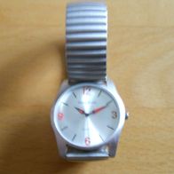 Uhr-41 Armbanduhr, Herrenuhr, Damenuhr, mit Zugarmband, Flexo Band, Seniorenuhr