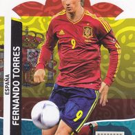 Panini Trading Card Fussball EM 2012 Fernando Torres aus Spanien Nr.75