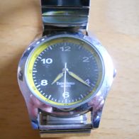 Uhr-45 Armbanduhr, Herrenuhr, Damenuhr, mit Zugarmband, Flexo Band, Seniorenuhr