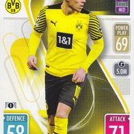 Borussia Dortmund Topps Trading Card Champions League 2021 Thorgan Hazard Nr.183