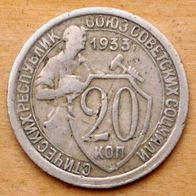 20 Kopeken 1933 Sowjetunion