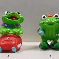 Ü-Ei-Figuren-Serie "Le simpatiche Ranopla" 1993, Italien, komplett + BPZ