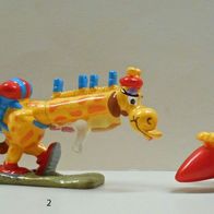 Ü-Ei-Figuren-Serie "Super Giraffe" 1999, Italien, komplett mit 10BPZ