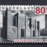 Niederlande, 1993, Mi. 1482, Architektur, Groningen, Kirkeby, 1 Briefm., gest.