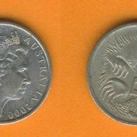 Australien 5 Cents 2000