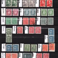 H416 Norwegen Mi. Nr. 428 bis 573 - meist 2fach - o <