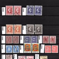 H417 Norwegen Mi. Nr. 587 bis 856 - meist 2fach - o <