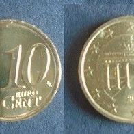 Münze Deutschland: 10 Euro Cent 2018 - F - Vorzüglich