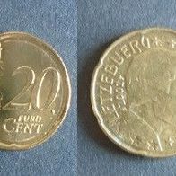 Münze Luxemburg: 20 Euro Cent 2002