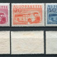 F0088 Suomi Finnland Autopaketmarken 6-8 ungebraucht * 10,50 M€