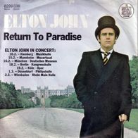 R Single ELTON JOHN SONG FOR GUY RETURN TO Paradise 1978 Schallplatte