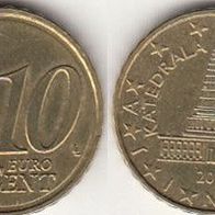 Slowenien 10 Cent 2018 (m469)