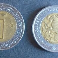 Münze Mexiko: 1 Pesos 2007
