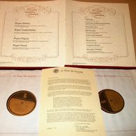 The Franklin Mint 2-Plattenalbum Nr.21 + 22 Legendäre Opernstimmen Vesti la Giubba