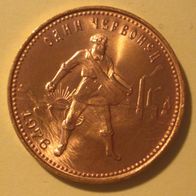 Russland 10 Rubel Gold 1976. Makellos. Stempelglanz.